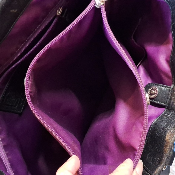 Coach Black Satchel C1160-F15513 ASHLEY Bag Double Handle and Shoulder Strap - Picture 8 of 14